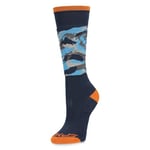 Spyder YOUTH SWEEP SKI SOCKS, Boy's, Camouflage Aether Blue, M