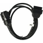 Vhbw - Adaptateur 10 Pin vers OBD2 16 pin compatible avec bmw k 1100 rs K589 Motos - 150 cm