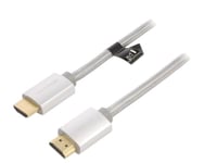 Cable HDMI 2.0 prise male des deux cotes UHD 4K 3D 0.75m - Noir