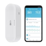 Thermomètre Hygromètre Intelligent:Thermomètre Intérieur Zigbee Alimenté Par Usb/Batterie Et Capteur D'Humidité,Moniteur De Température Homekit Fonctionne Avec Alexa,Hub Zigbee Nécessaire(1