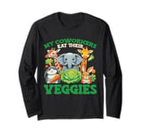 Funny Zoo Keeper My Coworkers Eat Their Veggies Long Sleeve T-Shirt