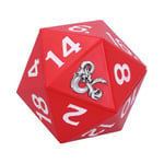 Nemesis Now Boîte de Rangement D20 sous Licence Officielle Dungeons & Dragons, Rouge, 13,5 cm