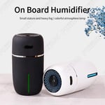 LEDPortable Mini Humidifier Air Purifier Freshener Small Water Replenisher Black