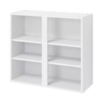 Caisson haut de cuisine Caraway GoodHome blanc H. 72 cm x L. 80 cm