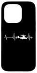 Coque pour iPhone 15 Pro Aviation Mode Aviation Enfants Flyer Heartbeat ECG