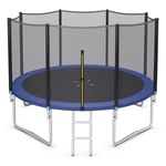 12FT Outdoor Trampoline Exercise Fitness Bounce Jump Trampoline w/Safety Net