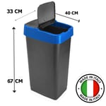 Plastic Swing Bin Recycle Bins Refuse Bin 60L Waste Paper Office