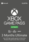 Xbox Game Pass Ultimate - Abonnement de 3 mois (Xbox One/ Windows 10) Clé Xbox Live EUROPE