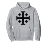 JERUSALEM CROSS FIVE-FOLD CROSS KNIGHT'S TEMPLAR Pullover Hoodie