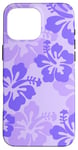 iPhone 16 Pro Max Cute Purple Hibiscus Tropical Floral Hawaiian Flowers Island Case