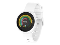 Mykronoz Zeround3 Lite - Blanc - Montre Connectée Avec Bracelet - Silicone - Blanc - Affichage 1.2" - 256 Mo - Bluetooth - 40 G