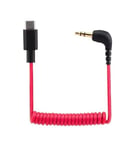 USB C TO 3.5MM AUDIO  CABLE COILED DAC AUX FOR IPHONE 15 PRO MAX PLUS