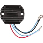 Jeffergarden - Redresseur de Régulateur de Tension 4 Fils 12V Régulateur de Tension électrique Alliage D'aluminium 6661155250 Remplacement pour