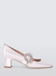 SJP by Sarah Jessica Parker Cosette Mary Jane Satin Court Shoes, Moonstone