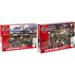 Airfix A50157A D-Day 75th Anniversary Air Assault Gift Set, 1: 76 Scale & A50009A D-Day 75th Anniversary Battlefront Gift Set