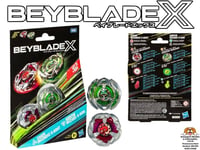 Beyblade X Chain Incendio 5-60 & Arrow Wizard 4-60 battle top set by Takara Tomy