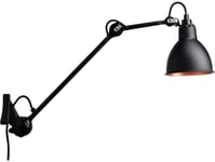 DCW - 222 Vegglampe Svart/Svart/Kobber Lampe Gras