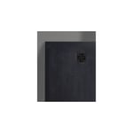 Receveur de douche noir 80x100 cm Globo serie Docciapietra DP10080504 Noir - Mineralsolid