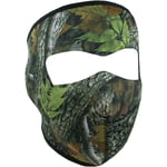 Ansiktsmask zan headgear - Forest camo mörkgrön grön one size svart en storlek passar de flesta camouflage neoprene