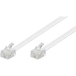 Telefonkabel RJ11/RJ14 han (6P4C) til RJ11/RJ14 han (6P4C)