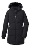 Killtec Female Manteau/parka d'hiver en duvet avec capuche amovible KOW 209 WMN QLTD PRK, black, 36, 38919-000