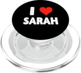 I Love Sarah - Heart PopSockets PopGrip for MagSafe