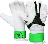AB1 UNO 2.0 Icon Pro Negative Junior Goalkeeper Gloves Size 7 White/Green