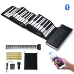 Clavier Piano Pliable 88 Touches-VEVOR-128 Rythmes et 128 Tons-Piano Numérique Rechargeable Portable avec Haut-parleur 2 W