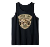 761st Tank Battalion Tribute Vintage Dog Company WW2 Heroes Tank Top