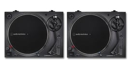 Audio Technica AT-LP120XUSB - Direct Drive Turntable  (Pair) (Black)