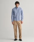 GANT - Stripet archive oxford-skjorte i regular fit til herre rich blue