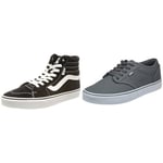 Vans Men's Mn Atwood Sneaker, Canvas Pewter 13 UK Filmore Hi (Suede/Canvas) /