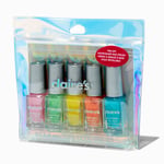 Claire's Neon Rainbow Scented Peel Off Nail Polish Set - 5 Pack