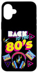 Coque pour iPhone 16 Plus Men's Women's Kids Retro I'm From 80's Graphic Design Outfit