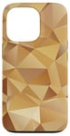 Coque pour iPhone 13 Pro Simple Abstrait Crème Abstrait Triangle