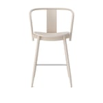 Massproductions - Icha Bar Chair - H 650, Natural Beech, Utan klädsel - Barstolar - Chris Martin - Träfärgad - Trä