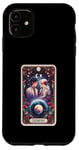 Coque pour iPhone 11 Gemini Tarot Carte astrologique Zodiaque Astrologie Signe astrologique