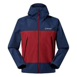 Berghaus Men's Paclite Dynax Gore-Tex Waterproof Shell Jacket, Lightweight, Eco-Friendly, Durable Coat, Dusk/Syrah, S