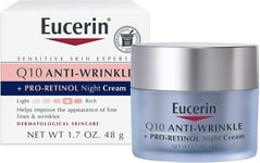 Eucerin, Q10 Anti-Wrinkle + Pro-Retinol Night Cream, 50Ml (48G)