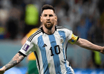 Maillot Argentine Final FIFA World Cup Qatar 2022 Lionel Messi 10 France XL