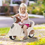 Baby Ride-On Car Pusher Stroller w/ Storage Light Music 2 Wheels for 12-36 Month