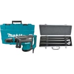 Makita HM 1213C Burineur SDS-Max 1510 W & D-40543 SDS-MAX Coffret comprenant 3 ciseaux pour perceuse Longueur 400 mm