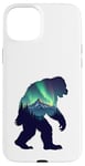 iPhone 15 Plus Bigfoot in the Forest Sasquatch Yeti Aurora Case