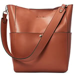 Bostanten Sac à Main Femme Cuir Véritable Sac Bandoulière Porté Epaule fourre concepteur Sac Hobo Grand Marron