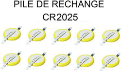 Cr2025 Lot 10 Piles Bouton Avec Cosse À Souder Compatible Avec Pokémon Sur Gameboy