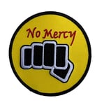 Gemelolandia | Patch thermocollant Cobra Kai No Mercy 9 cm Très Adhérent Patch Stickers Pour décorer vos Vêtements Facile à Mettre sur vos vestes, pantalons, chemises et objets en tissu