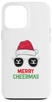 Coque pour iPhone 13 Pro Max joyeux Cheermas, Pom-pom girl Noël