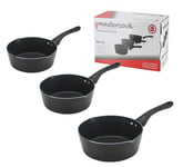 3PC Non Stick Milk Pan Saucepans Set Cookware Boiling Cooking Pot 16/18/20cm