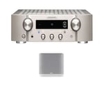 Amplificateur Hi-Fi Marantz PM7000N Argent + Enceinte sans fil Denon Home 250 Blanc