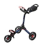 Bag Boy Nitron Chariot de Golf 3 Roues, Navy/Red